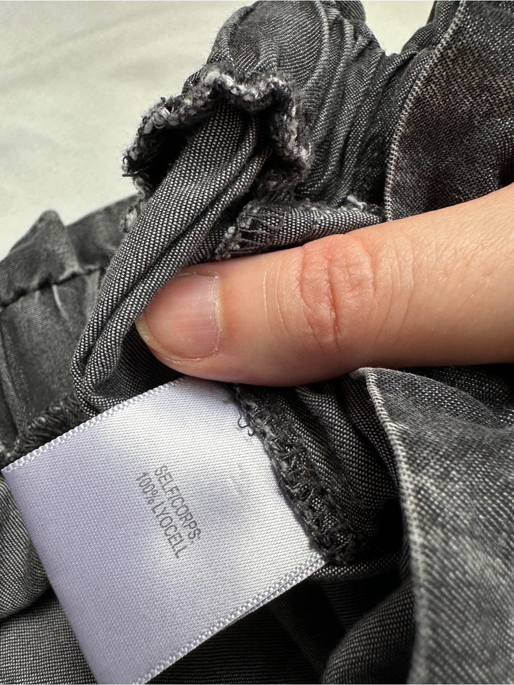 Jane and Delancey Wide-Leg Grey Paperbag Waist Pants - Picture 5 of 14